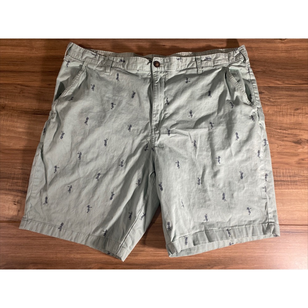 Men's George Shorts Graphic Light Teal Size 44 RN# 52469